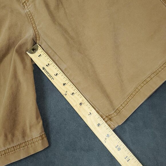 Coleman Cargo Shorts Lot of 2 Mens 36 Khaki Gray Canvas Workwear Outdoor - Picture 7 of 15